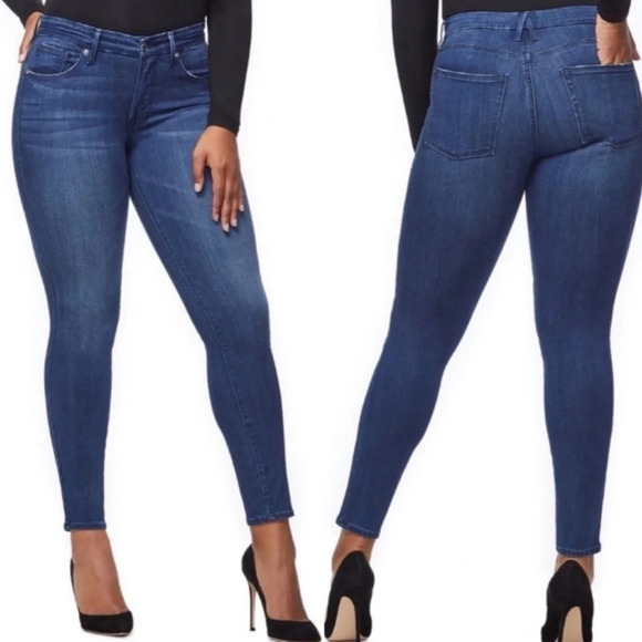 Good American Womens Good Legs Skinny Jean High Rise Stretch Size 2/26 - Picture 3 of 11